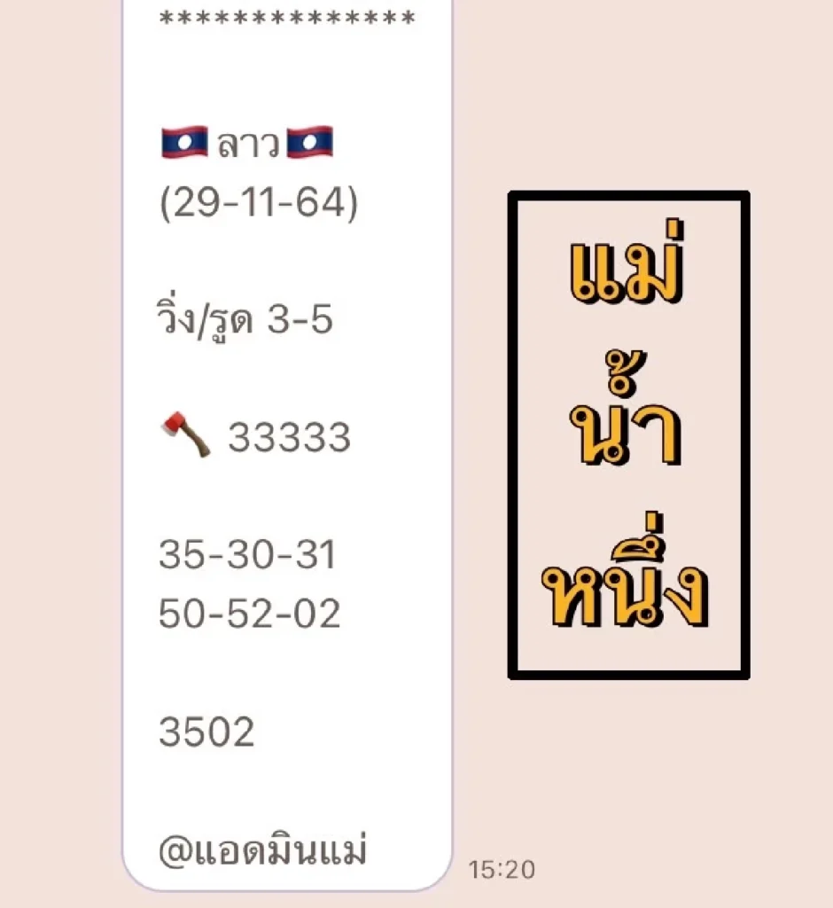 ความน่าจะเป็นการออกรางวัลหวยลาววันนี้